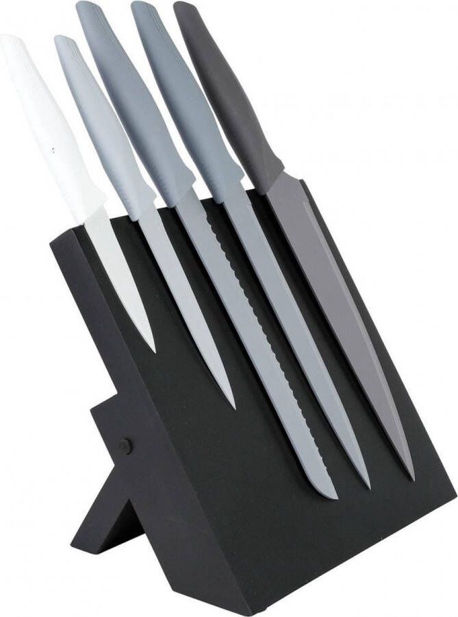 Northio 5x Keukenmessen met Magnetisch Messenrek
