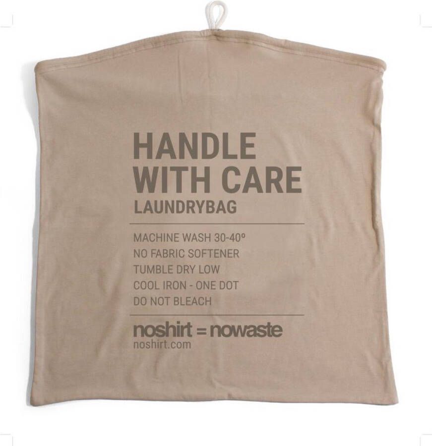 Noshirt NOWASTE LAUNDRY BAG Duurzame waszak van gerecyclede s 45 x 46 cm met trekkoord
