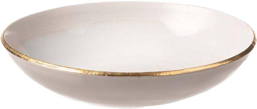 Nosse Pastabord Edge Ivory Gold 23cm Diepe borden