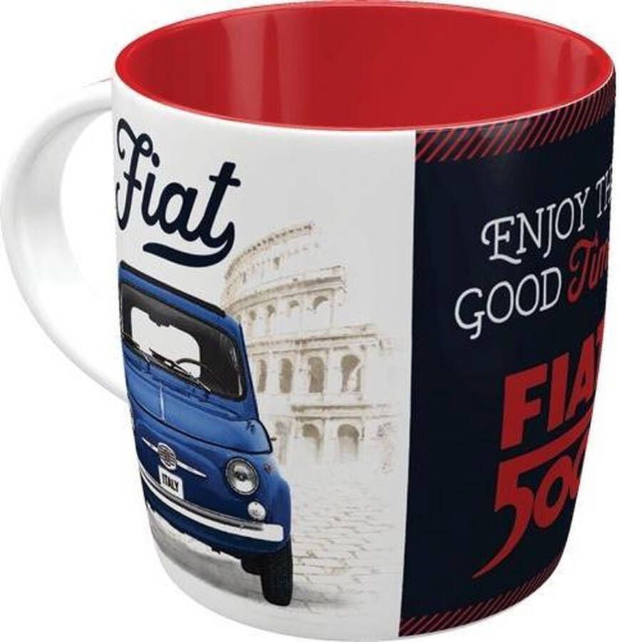 Nostalgic Art Merchandising Fiat Good things are ahead of you. Koffiebeker.