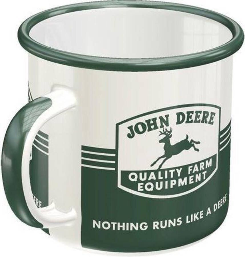 Nostalgic Art Merchandising John Deere Farm Emaille Drinkbeker