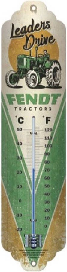 Nostalgic Art Merchandising Metalen Thermometer Fendt Leaders Drive Fendt 6 5 x 28 cm