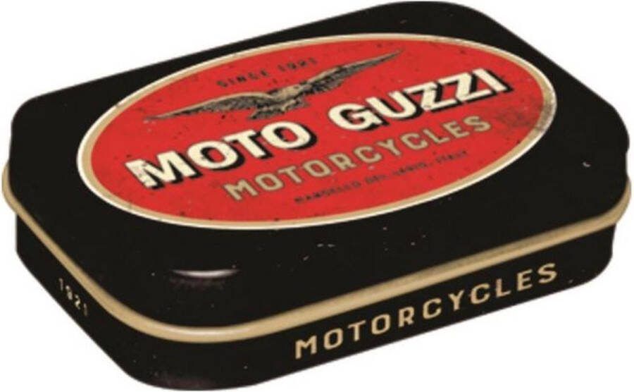 Nostalgic Art Merchandising Moto Guzzi Pillendoosje 4 x 6 x 1 6 cm