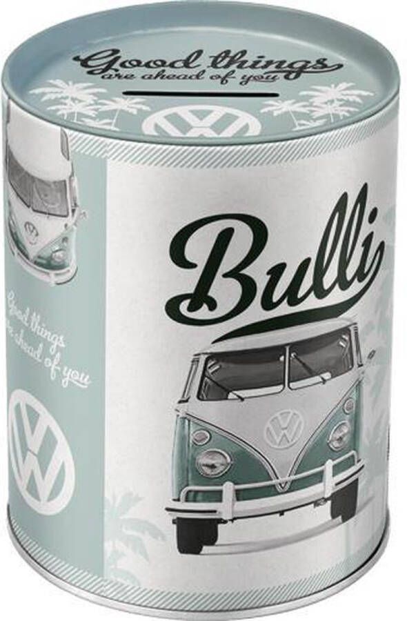 Nostalgic Art Merchandising Nostalgic-Art spaarblik Volkswagen T1 Bus Good things are ahead of you