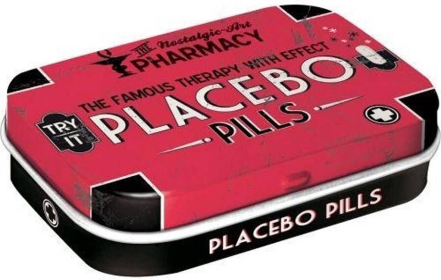 Nostalgic Art Merchandising Placebo Pills Pillendoosje gevuld met mintsnoepjes