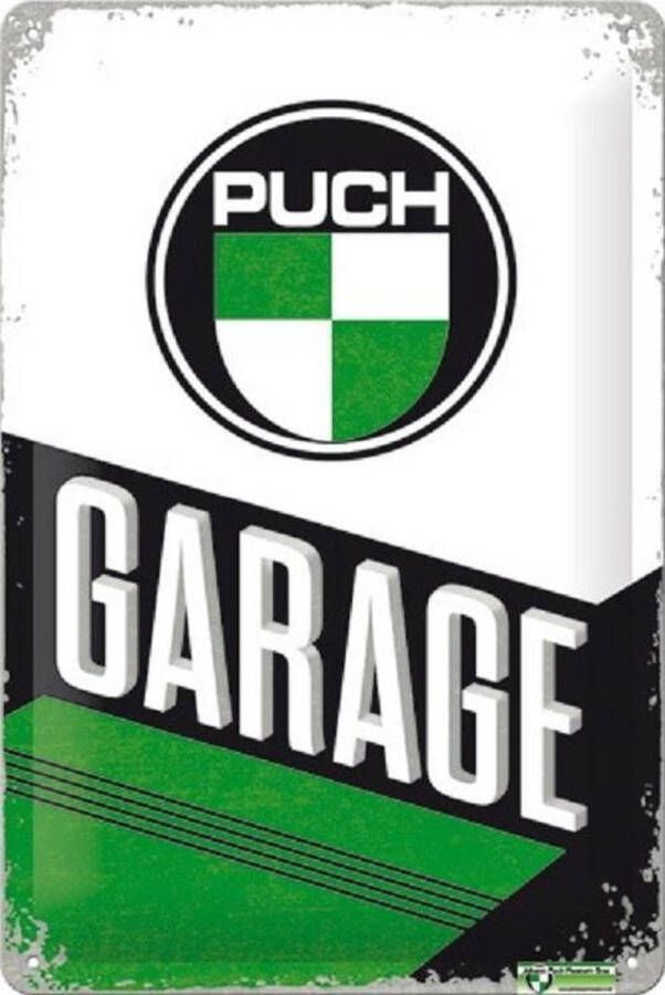 Nostalgic Art Merchandising Puch Garage. Metalen wandbord 20 x 30 cm