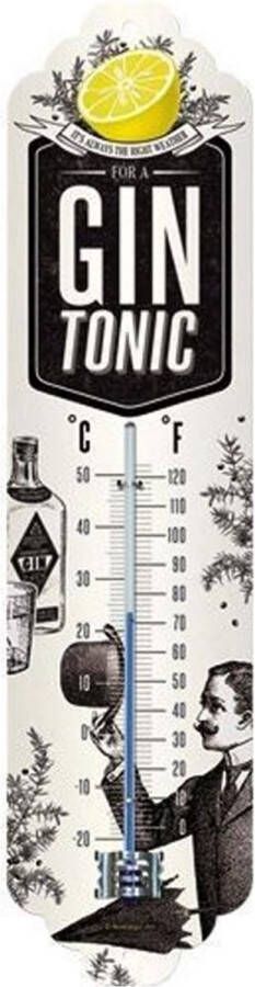 Nostalgic Art Merchandising Thermometer Gin Tonic