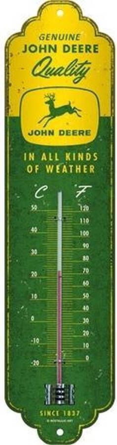 Nostalgic Art Merchandising Thermometer John Deere In All Kinds Of Weather