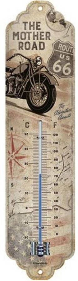Nostalgic Art Merchandising Route 66 The Mother Road Motor Thermometer