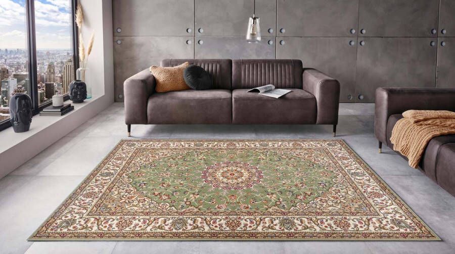 Nouristan Perzisch tapijt Zuhr groen 160x230 cm
