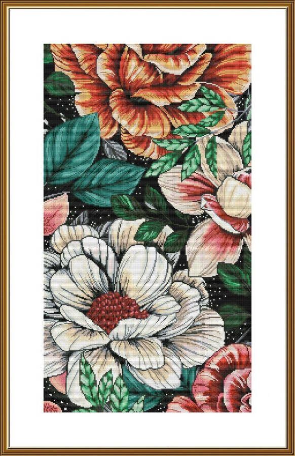 Nova Sloboda Borduurpakket Flower Suite Bloemen Suite