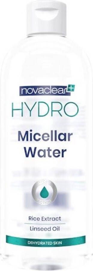 NovaClear HYDRO Micellar Water Rice en Linseed Extract 400ml