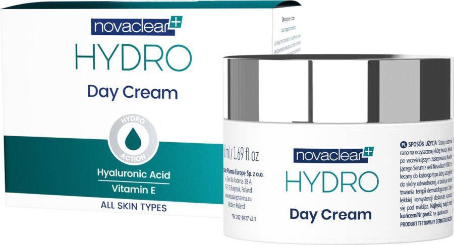 NovaClear HYDRO SET (FACIAL CLEANSER 150ml DAY CREAM 50 ml LIP BALM 4 9g)