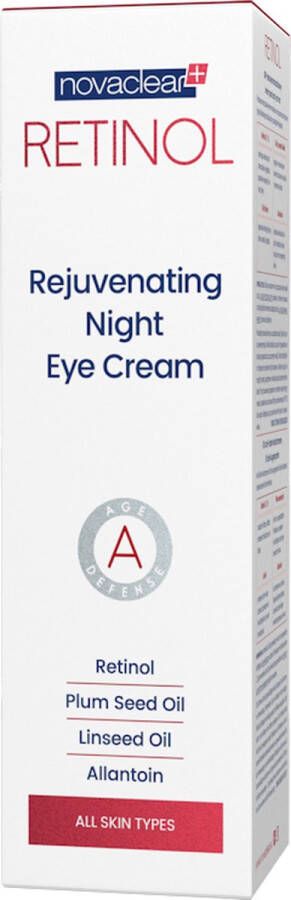 NovaClear Retinol Rejuvenating Night Eye Cream 15ml.