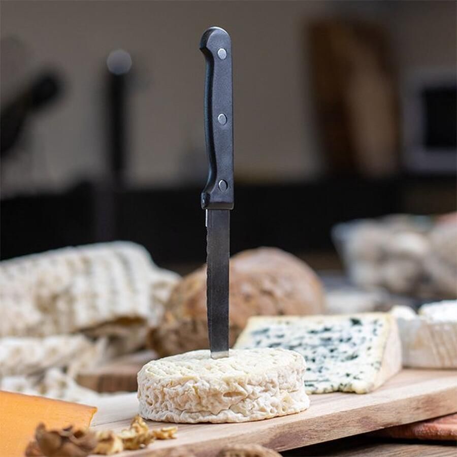 Novastijl Novastyl set van 6 steakmessen RVS zwarte greep