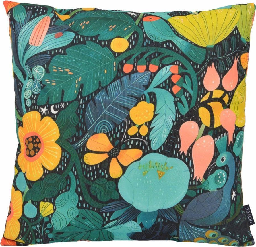 NOVÉE Sierkussen Botanical #5 Outdoor 45 x 45 cm Katoen Polyester