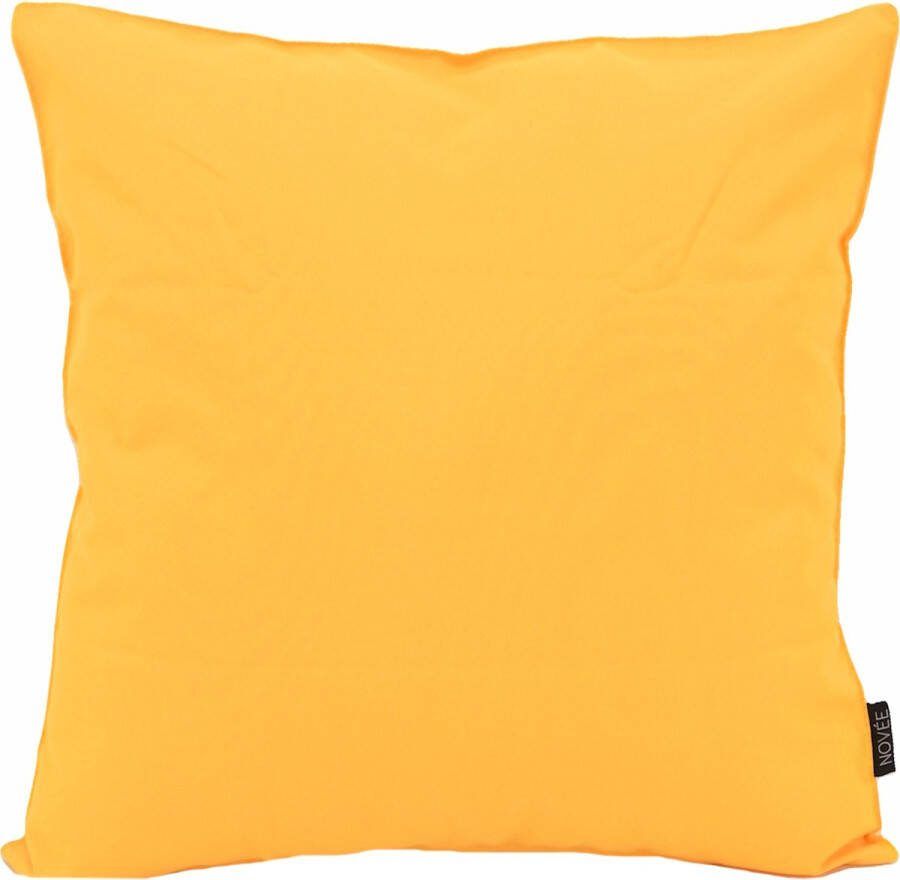 NOVÉE Sierkussen Zara Geel Outdoor 45 x 45 cm Polyester