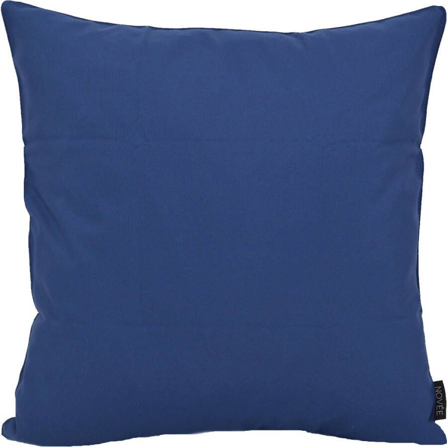NOVÉE Sierkussen Zara Navy Blauw Outdoor 45 x 45 cm Polyester