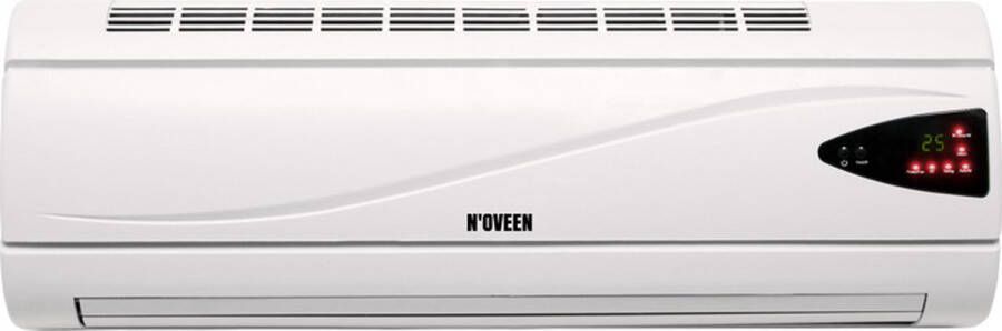 Noveen Aircooler met LED Display Luchtkoeler en elektrische verwarming Warme en koude lucht Voor aan de wand Wandmontage zonder afvoerslang Maximaal 2000W Meerdere standen Met afstandsbediening Draaibaar HC3100