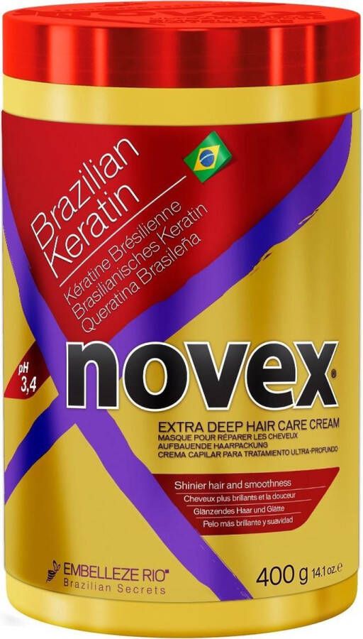 Novex Brazilian Keratin 2 in 1 Hair Mask 400g