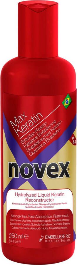 Novex Max Keratin Brazilian Keratin Liquid Reconstuctor 250 ml