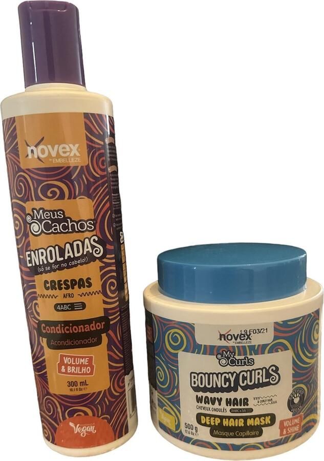 Novex My Curls Bouncy Curls Deep Hair Mask + Conditioner