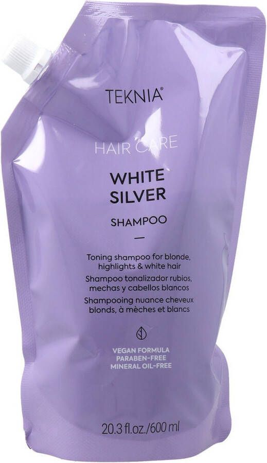 Novex Shampoo Lakmé Teknia Hair Care White Silver Refill 600 ml