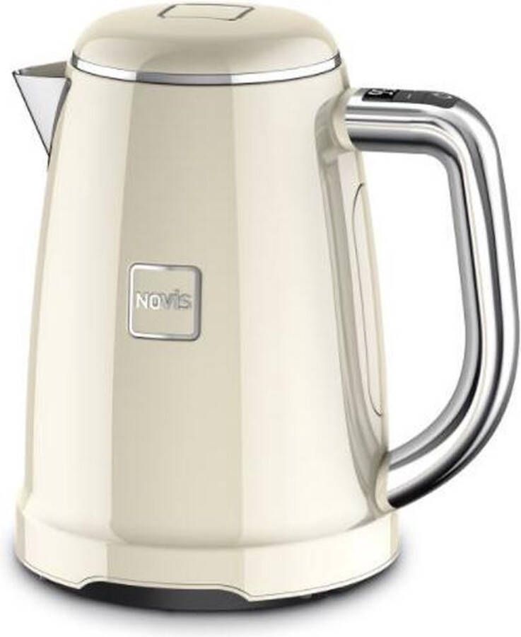 NOVIS Waterkoker 6114.09.20 Iconic Line KTC1 creme VDE 1 6 l met elektronische temperatuurinstelling