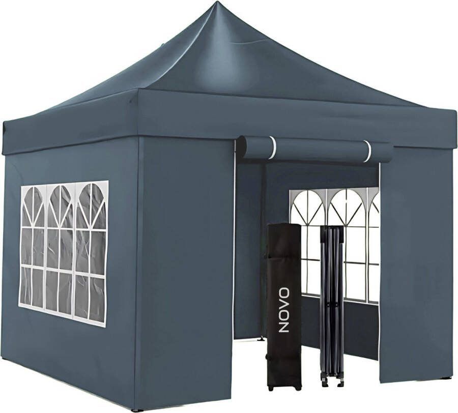 Novo Partytent Luxe easy up blauw 3x3 meter