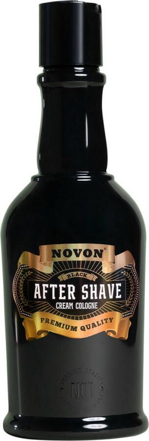 Novon THE PERFECT GIFT !! Black After Cream Cologne 400ml Aftershave balsem gezicht verzorging ontspant voeding