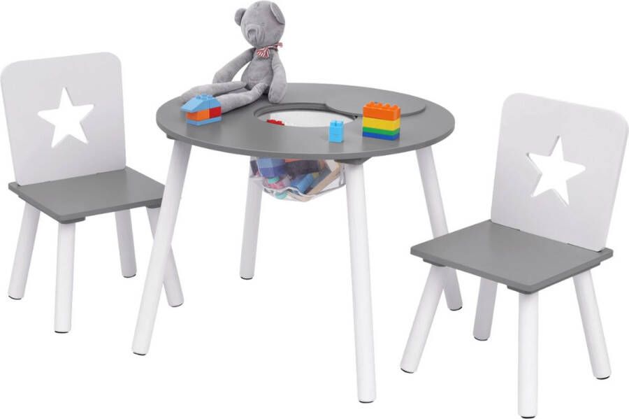 Novoz Activiteiten Tafel Speeltafel Voor Kinderen Kindertafel Kinderstoel Peuters Kleuters 60 x 46 CMM