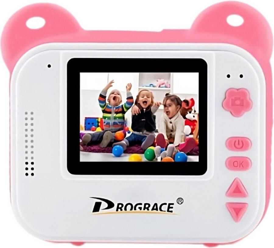 Novoz Fotocamera Kinderen Polaroid Jongens & Meisjes Scherp beeld Foto s en Video s Inclusief Games 32 GB