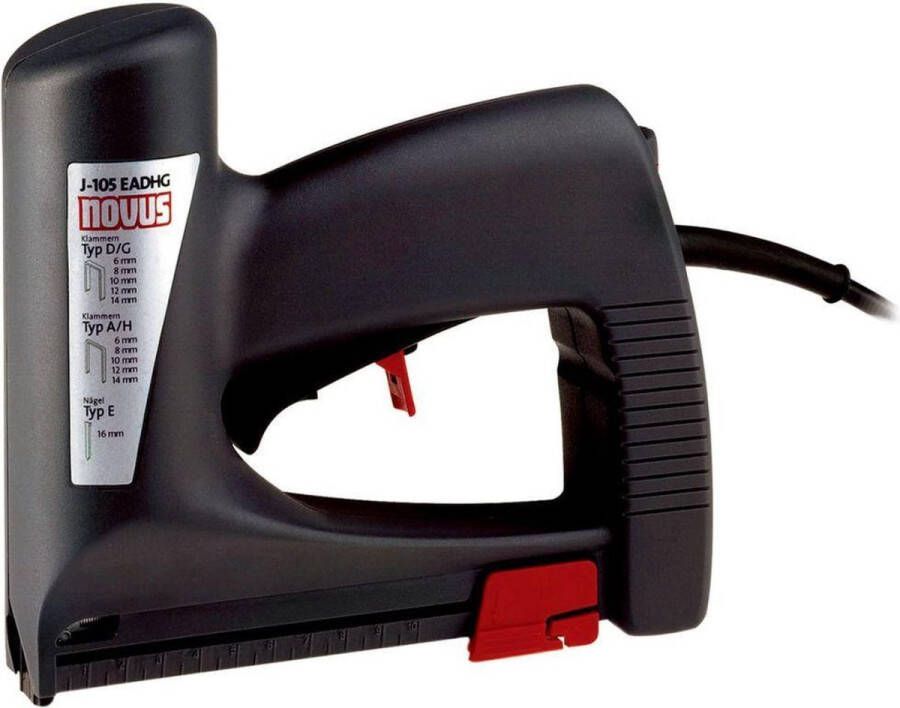 Novus J-105 Elektrotacker Type niet Type 53F Type 53 Type 11 Type 37 Lengte nieten 6 14 mm