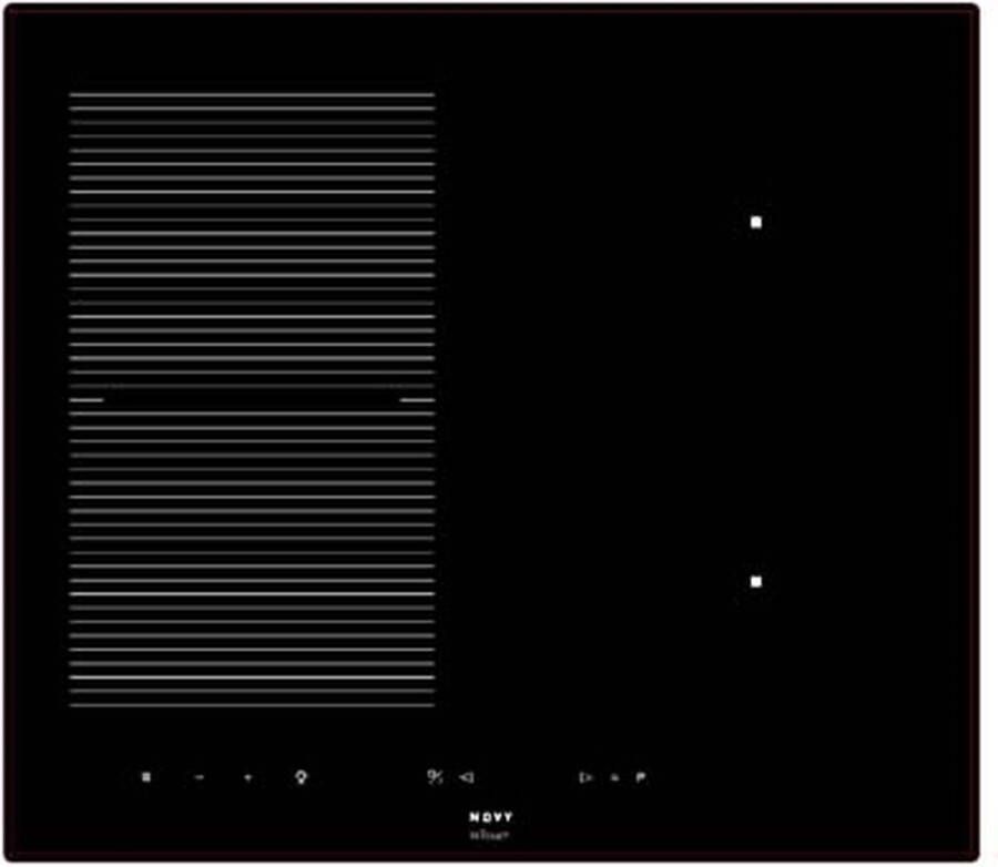 Novy 1763 Power inductie 4 zones 59 cm facet 5 mm | Inductiekookplaten | Keuken&Koken Kookplaten | 1763