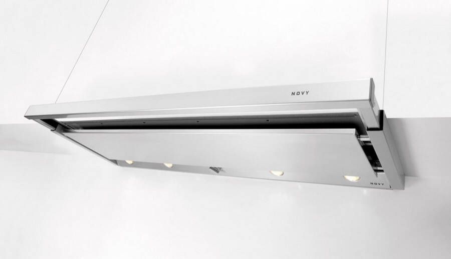 Novy 692 uitschuifkap 90 cm inox | Telescopische dampkappen | Keuken&Koken Dampkappen | 5414425006922