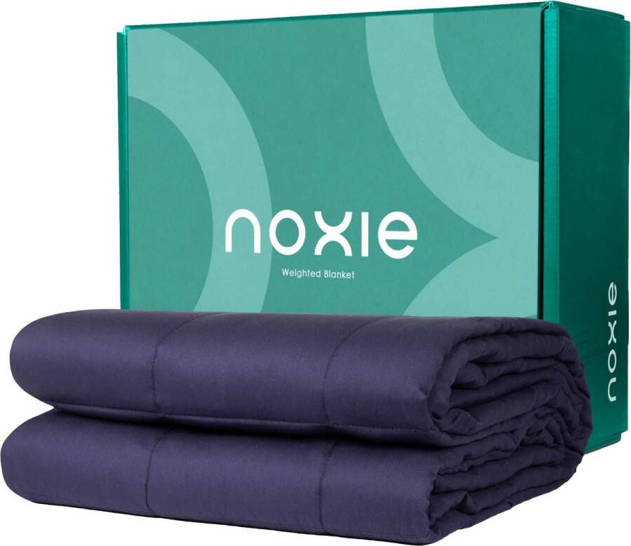 Noxie Premium Verzwaringsdeken 7 KG Weighted Blanket Katoen 150x200cm Blauw