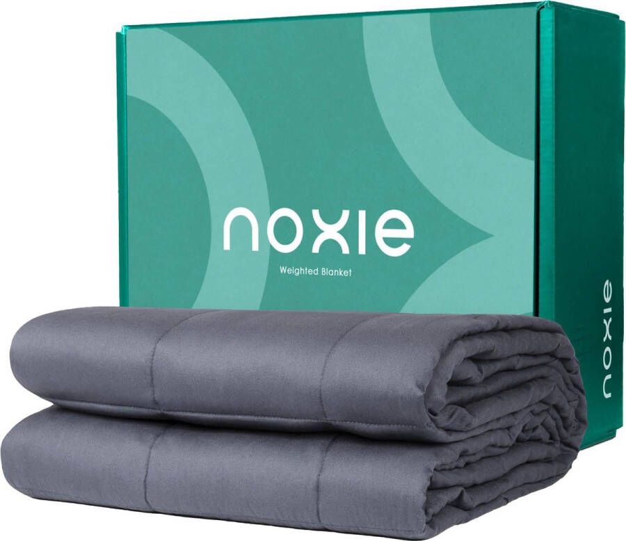 Noxie Premium Verzwaringsdeken 7 KG Weighted Blanket Katoen 150x200cm Grijs