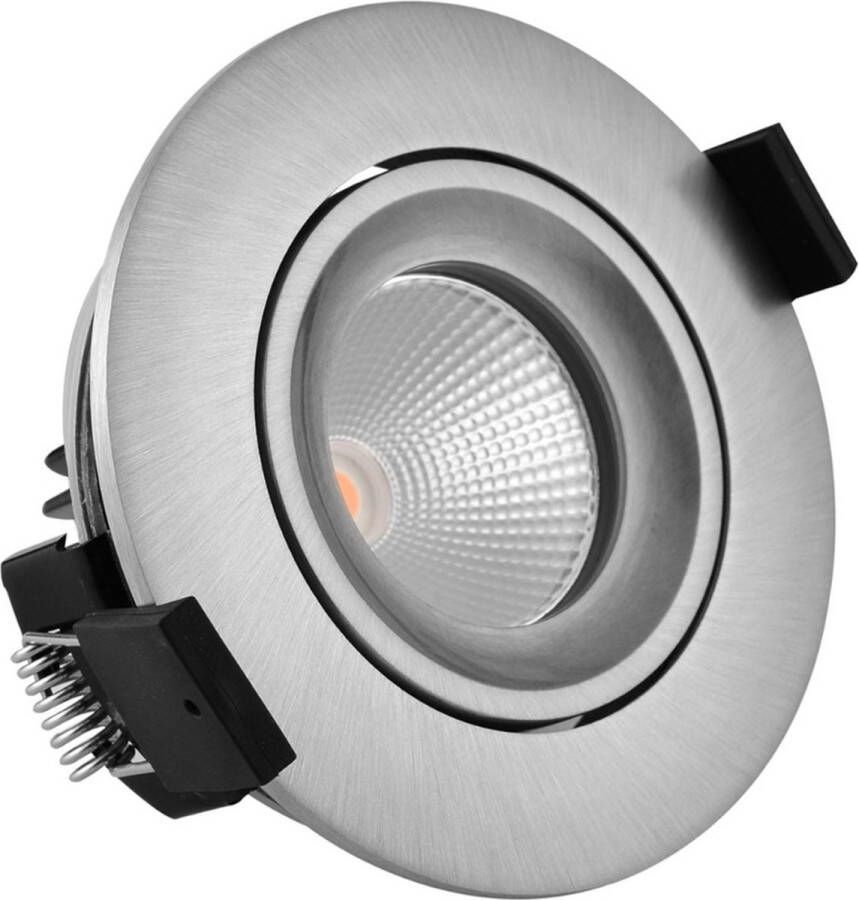 Noxion LED Spot Aqua Kantelbaar Vuurvast Aluminium 6W 400lm 36D 927 Zeer Warm Wit Zaagmaat 92mm IP65 Beste Kleurweergave Dimbaar
