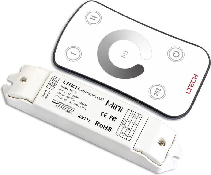 Noxion LED Strip Controller M1+M3-3A RF Afstandsbediening