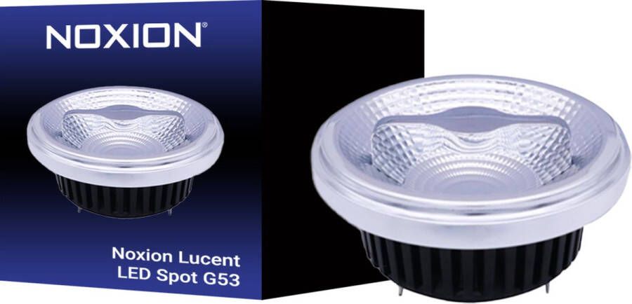 Noxion Lucent LED Spot G53 AR111 12W 600lm 40D 927 Zeer Warm Wit Beste Kleurweergave Vervangt 50W