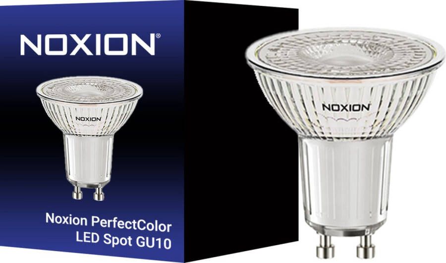 Noxion PerfectColor LED Spot GU10 PAR16 4W 345lm 36D 940 Koel Wit Beste Kleurweergave Dimbaar Vervangt 50W