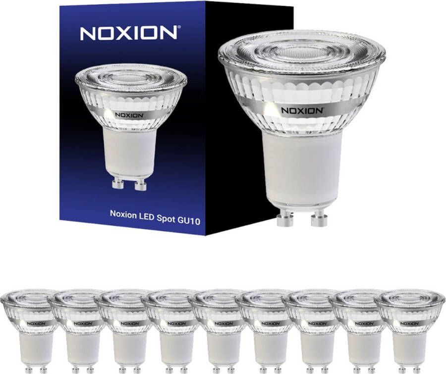 Noxion Voordeelpak 10x Led Spot Gu10 Par16 2.4w 230lm 36d 827 Zeer Warm Wit | Vervangt 35w