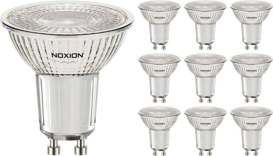 Noxion Voordeelpak 10x Led Spot Gu10 Par16 4w 345lm 36d 830 Warm Wit | Vervangt 50w