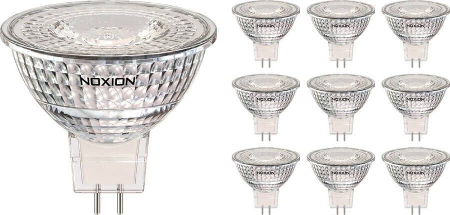 Noxion Voordeelpak 10x Led Spot Gu5.3 Mr16 4.4w 345lm 36d 840 Koel Wit | Dimbaar Vervangt 35w