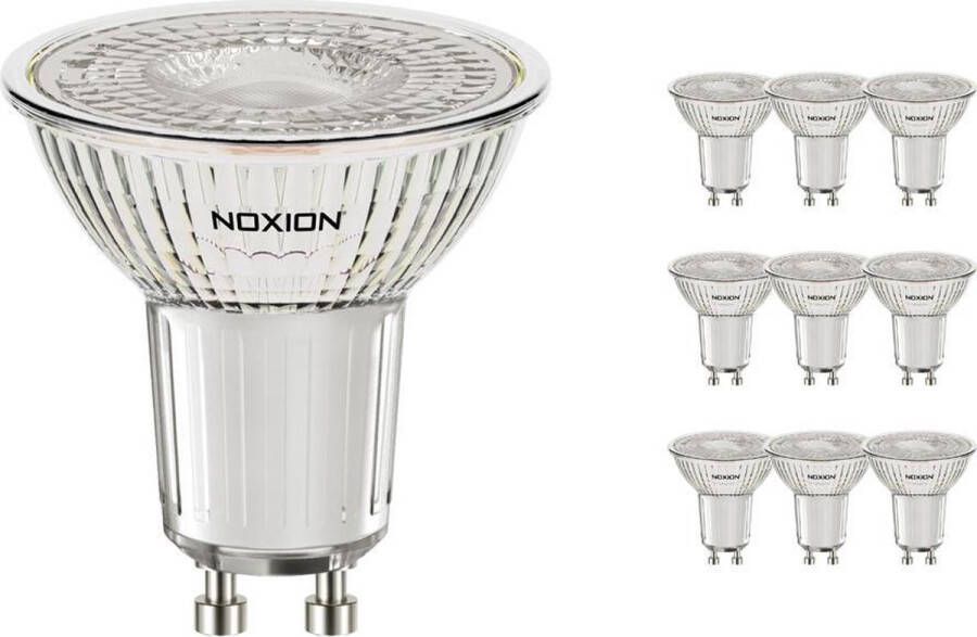 Noxion Voordeelpak 10x PerfectColor LED Spot GU10 PAR16 3W 230lm 60D 927 Zeer Warm Wit Beste Kleurweergave Dimbaar Vervangt 35W