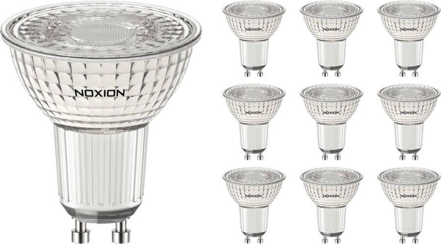 Noxion Voordeelpak 10x PerfectColor LED Spot GU10 PAR16 4W 345lm 36D 927 Zeer Warm Wit Beste Kleurweergave Dimbaar Vervangt 50W