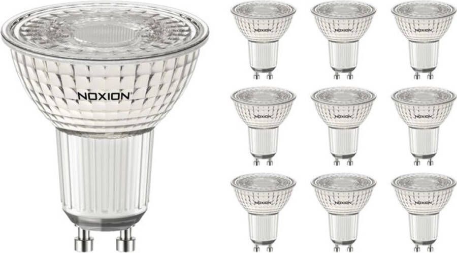 Noxion Voordeelpak 10x PerfectColor LED Spot GU10 PAR16 4W 345lm 60D 927 Zeer Warm Wit Beste Kleurweergave Dimbaar Vervangt 50W