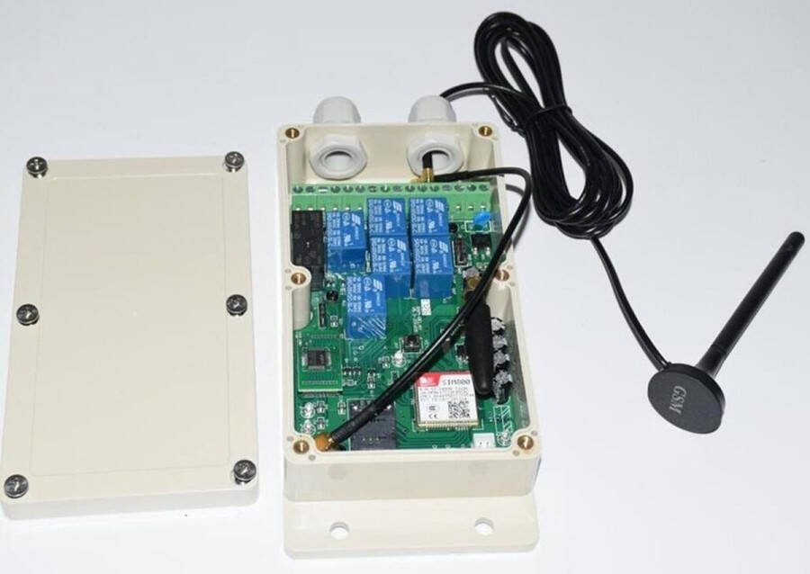 NSEE 4G GSM-Relais Switch Schakelaar Afstandsbediening via 4G GSM netwerk