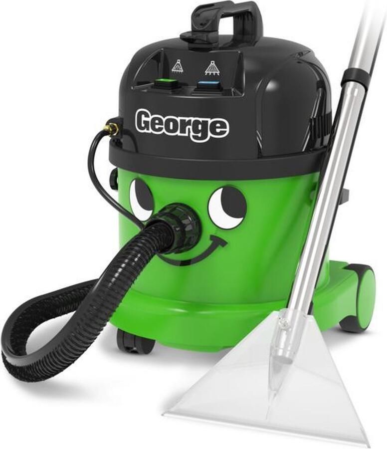 Numatic George GVE372-2 Sproei-extractiemachine Waterzuiger Groen (NIEUW MODEL)