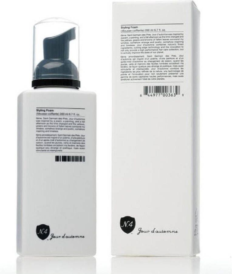 Number 4 N.4. High Performance Hair Care Jour d'Automne Haarserum Styling Foam 200ml